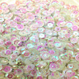 Arbee Sequins, White & Clear AB Mix- 6-8mm