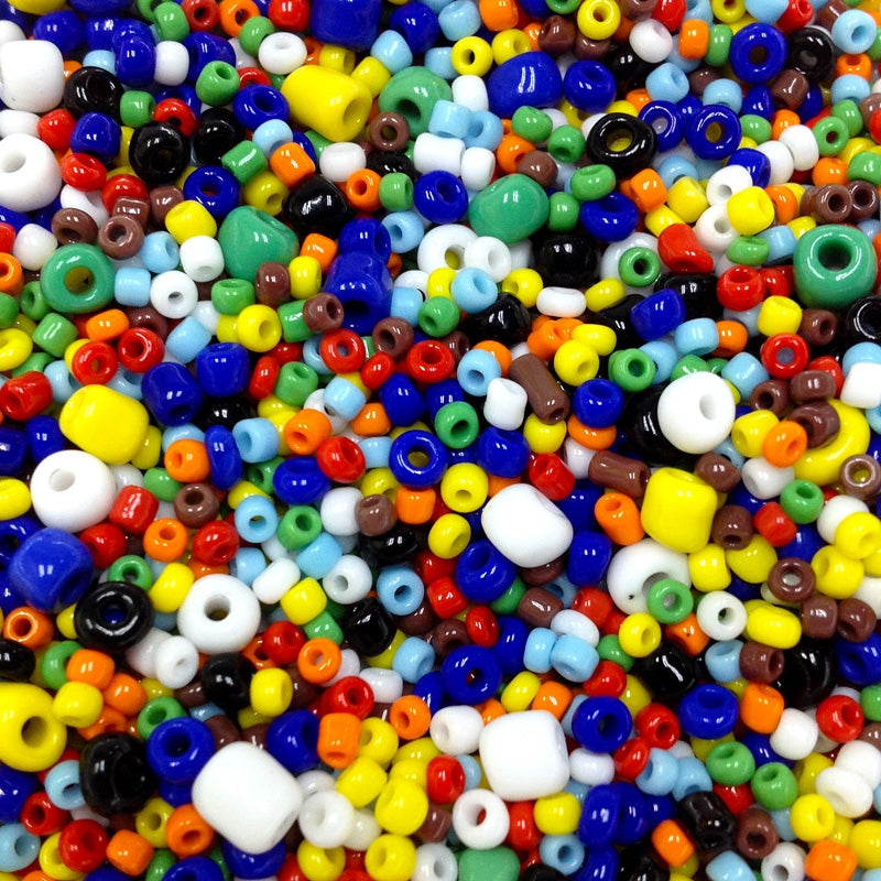 Arbee Seed Beads, Opaque Mix- 50g