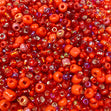 Arbee Seed Beads, Red- 50g