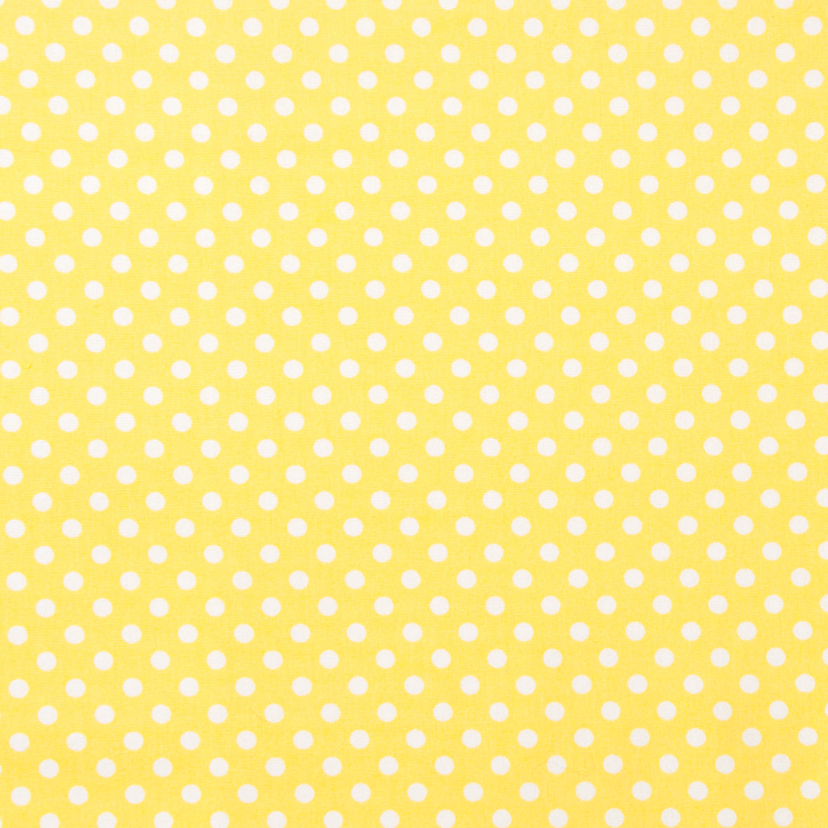 Spotmania Midspot Cotton Fabric, Gold & White- Width 114cm