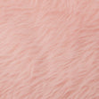 Faux Fur Fabric, Baby Pink- Width 75cm