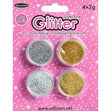 Sullivans Glitter Multi Pack, Silver & Gold