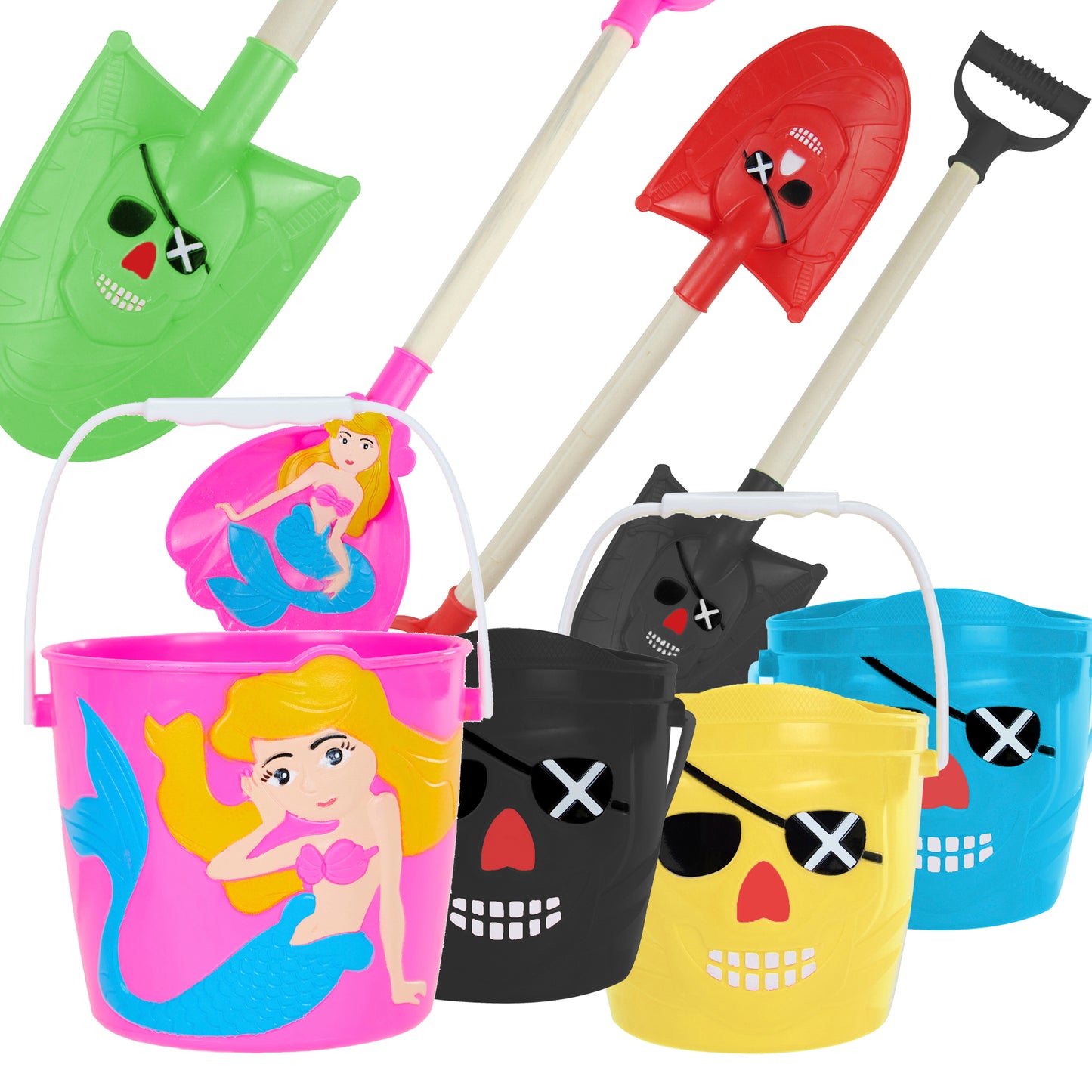 Beach Bucket, Pirate- Small