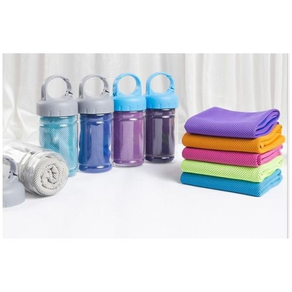 Gym Cooling Towels, Assorted Colours- 100x30cm – Lincraft