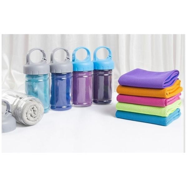 Gym Cooling Towels, Assorted Colours- 100x30cm