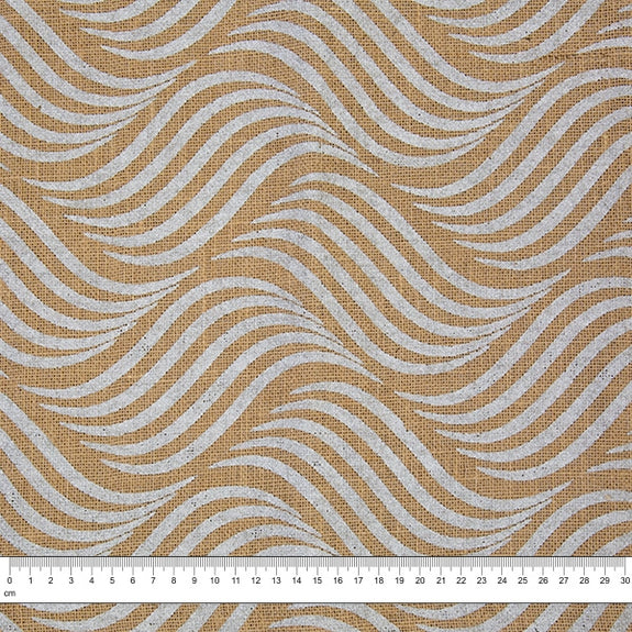 Printed hessian clearance fabric