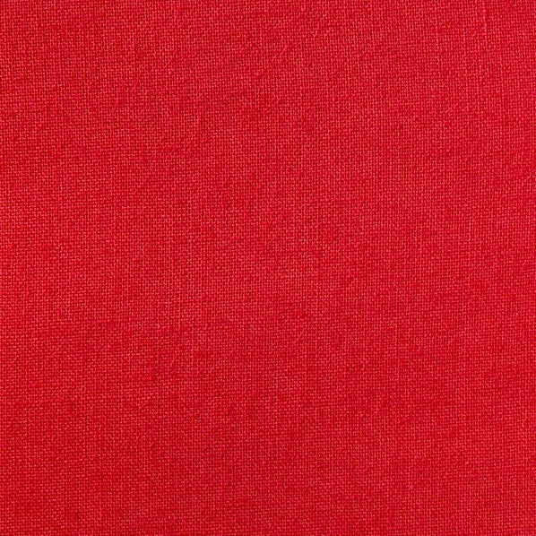 Homespun Plain Fabric, Red- Width 112cm – Lincraft