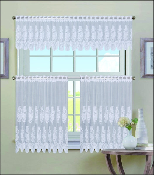 Cafe Curtain Set, Jacky- 3pk