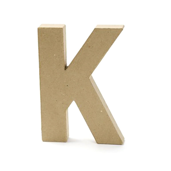 Paper Mache Letter, K - 8 inch