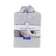 Cambridge House Jersey Quilt Cover Set - Light Grey