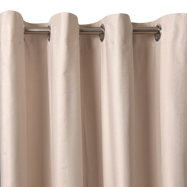 Regency Eyelet Curtain, 221cm Drop -  Parchment - Lincraft