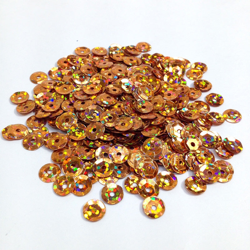 Arbee Sequins, Laser Bronze Cup- 6mm