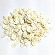 Arbee Sequins, White Cup- 6mm
