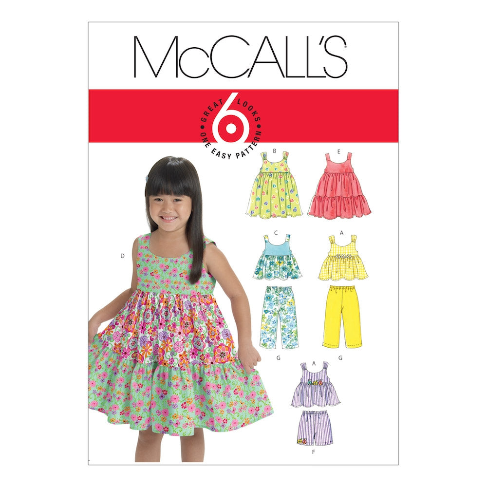 McCall's Pattern  M6017 CB (1-2-3)