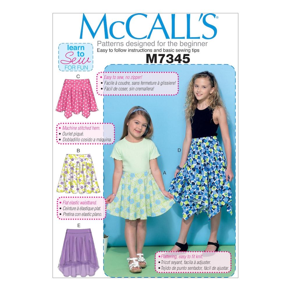 McCall's Pattern M7345 CCE (3-4-5-6)