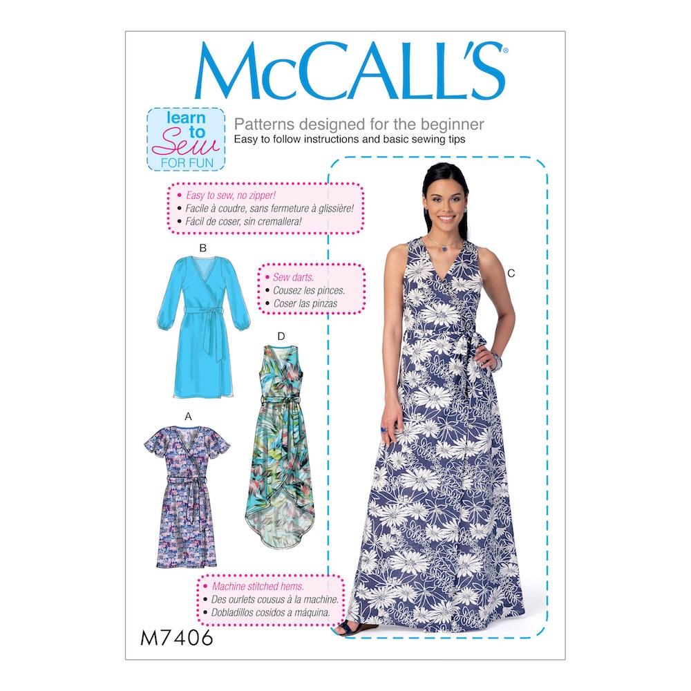 McCall's Pattern M7406 (6-8-10-12-14)