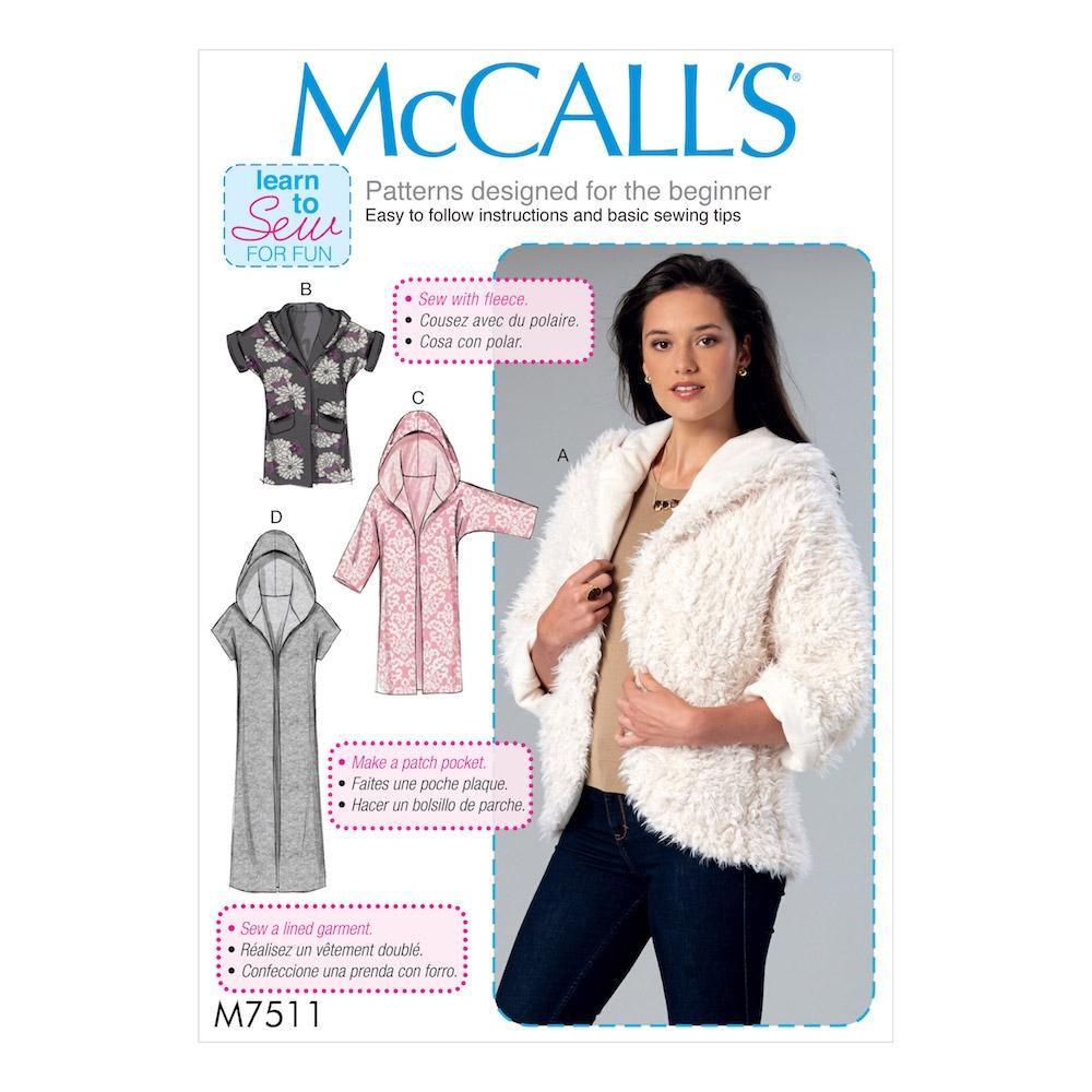 McCall's Pattern M7511 (4-6-8-10-12-14)