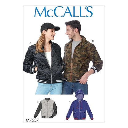 McCall's Pattern M7637 XM (SML-MED-LRG)