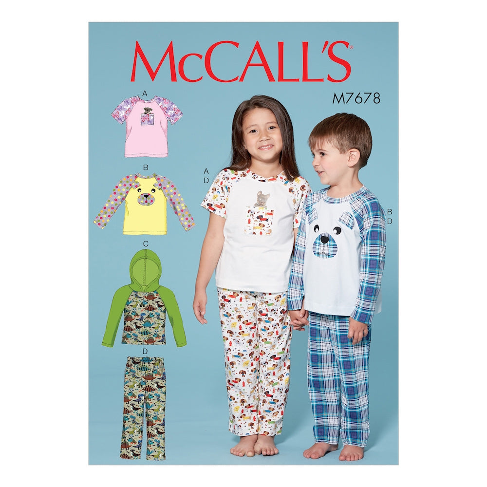 McCall's Pattern M7678 OSZ ((2-3-4-5) (6-7-8))