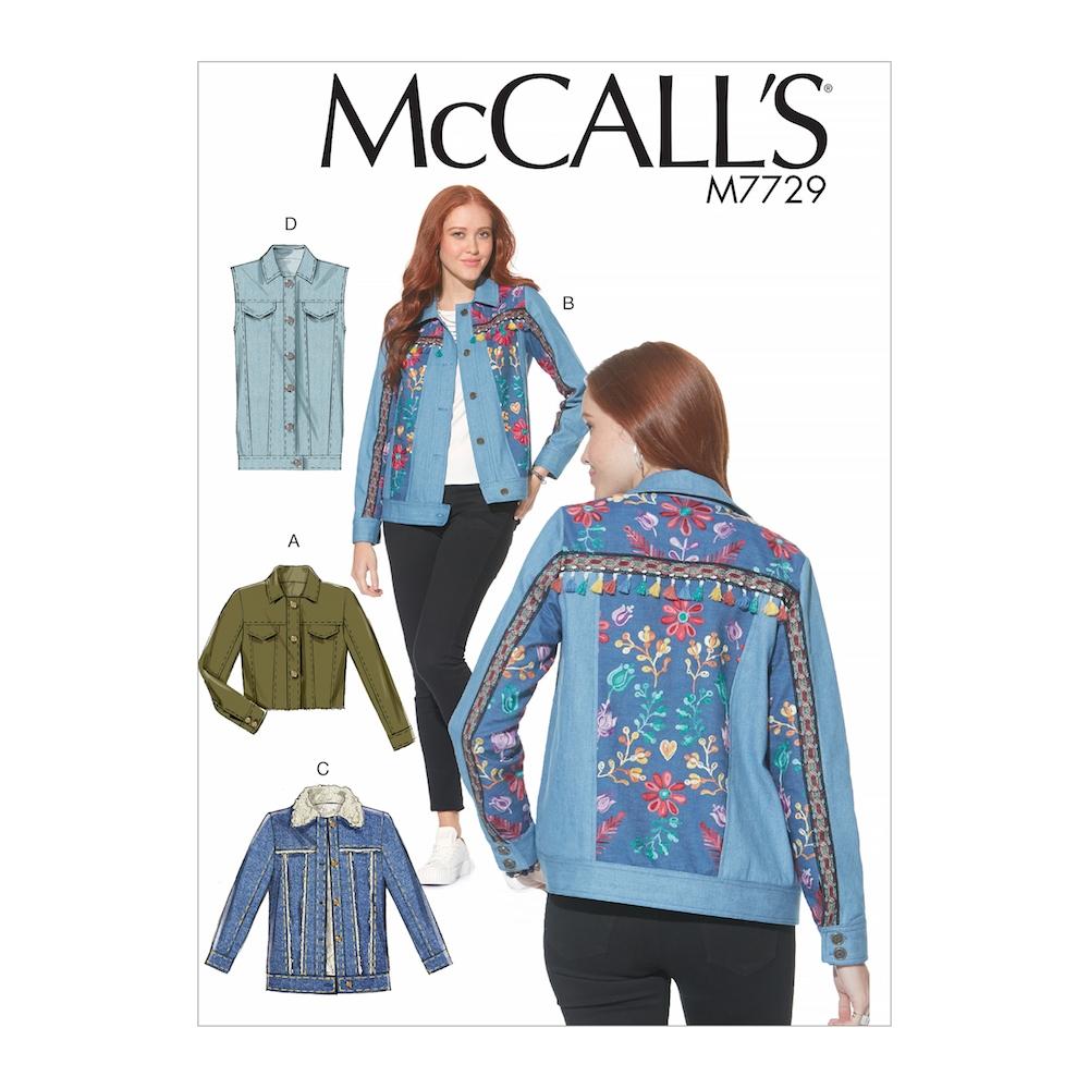 McCall's Pattern M7729 A5 (6-8-10-12-14)