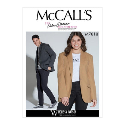 McCall's Pattern M7818 XM (SML-MED-LRG)