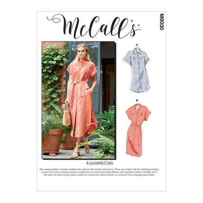 McCall's Pattern M8030 A (XS-S-M-L-XL)