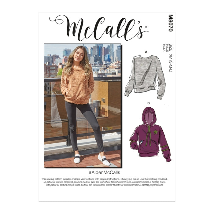 McCall's Pattern M8070 XN (XLG-XXL-XXXL)