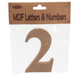 MDF Number 2- 10.5 x 1.5cm