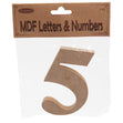 MDF Number 5- 10.5 x 1.5cm