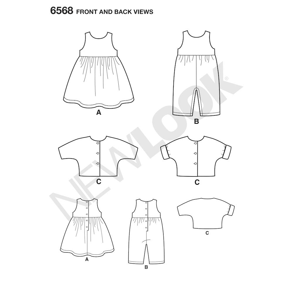 Newlook Pattern 6546 Misses' Seperates