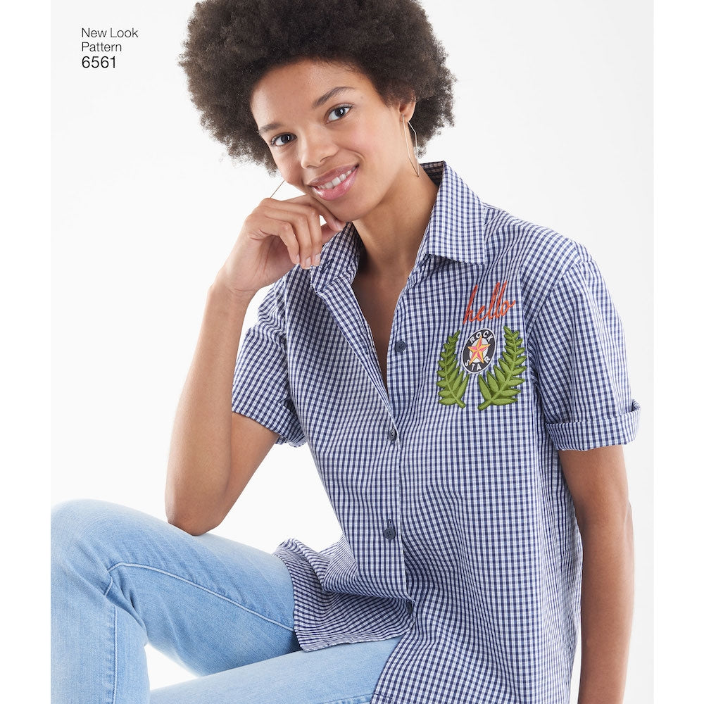 Newlook Pattern 6543 Misses' Easy Tops