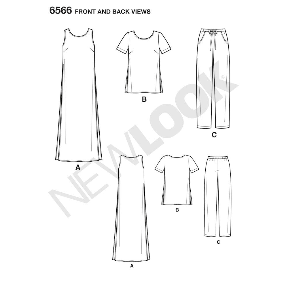 Newlook Pattern 6544 Miss Skirt in Two Lengths