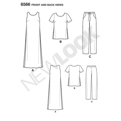 Newlook Pattern 6544 Miss Skirt in Two Lengths