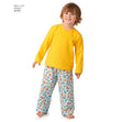Newlook Pattern 6170 Toddlers' and Child's Pajamas