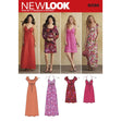 Newlook Pattern 6096 Misses' Dresses
