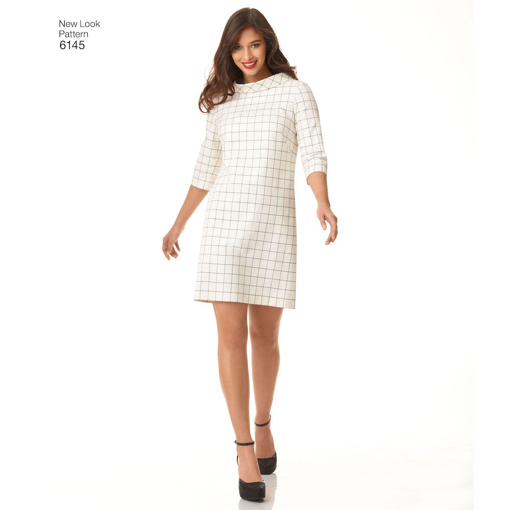 Newlook Pattern N6668 Misses' Pull-Over V-Neck Sleeveless Top With Elastic Waist & Skirt 