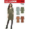 Newlook Pattern 6242 Misses' Corset Top, Pants and Skirt