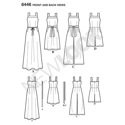 Newlook Pattern 6413 Misses' Dresses