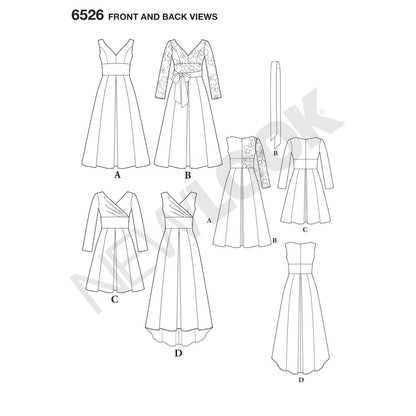 Newlook Pattern 6509 Women’s Jumper, Romper, and Dress with Bodice Variations