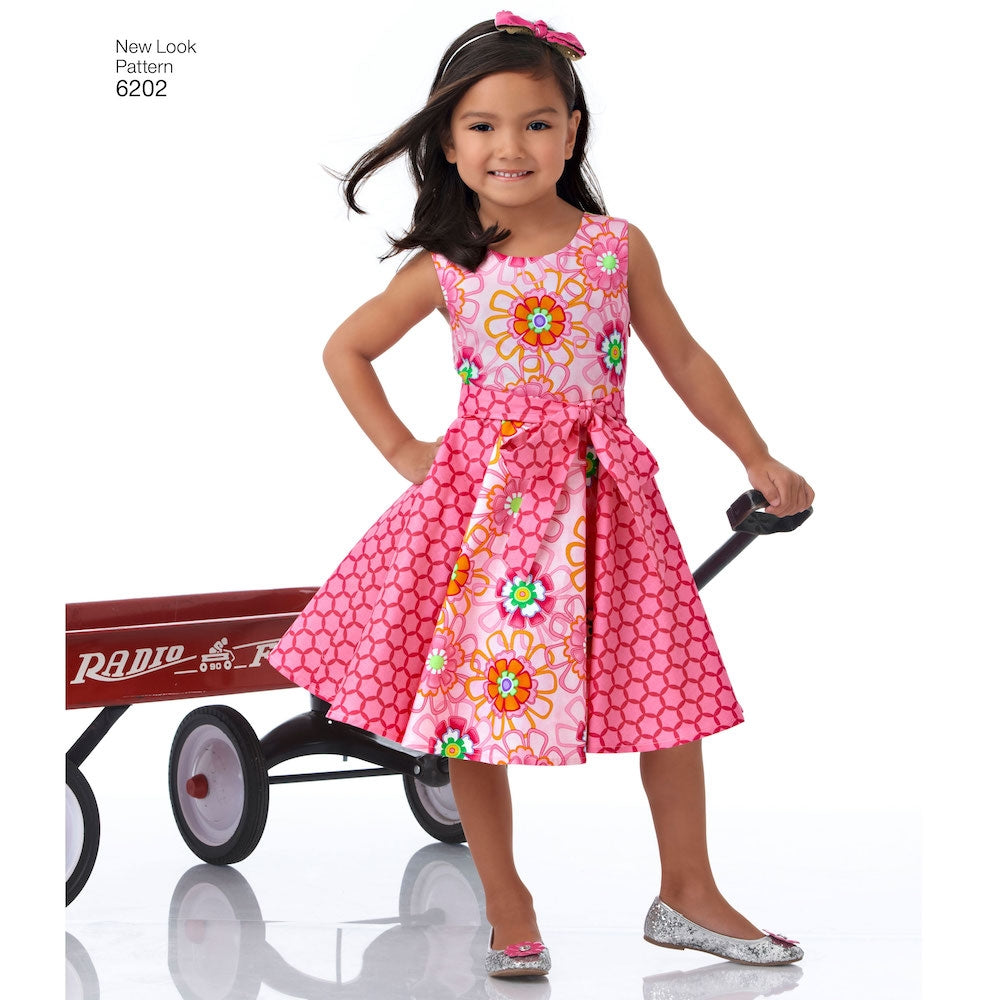 Newlook Pattern 6202 Child's Dress and Sash