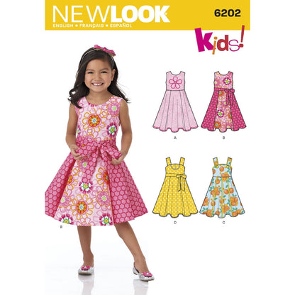 Newlook Pattern 6202 Child's Dress and Sash