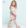 Newlook Pattern 6441 Toddlers' Easy Dresses, Top and Cropped Pants