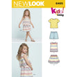 Newlook Pattern 6444 Girl's Dress and Jumpsuit in Two Lengths