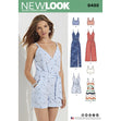 Newlook Pattern 6449 Misses' Easy Shirt Dress and Knit Dress