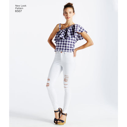 Newlook Pattern 6453 Misses' Easy Knit Tops