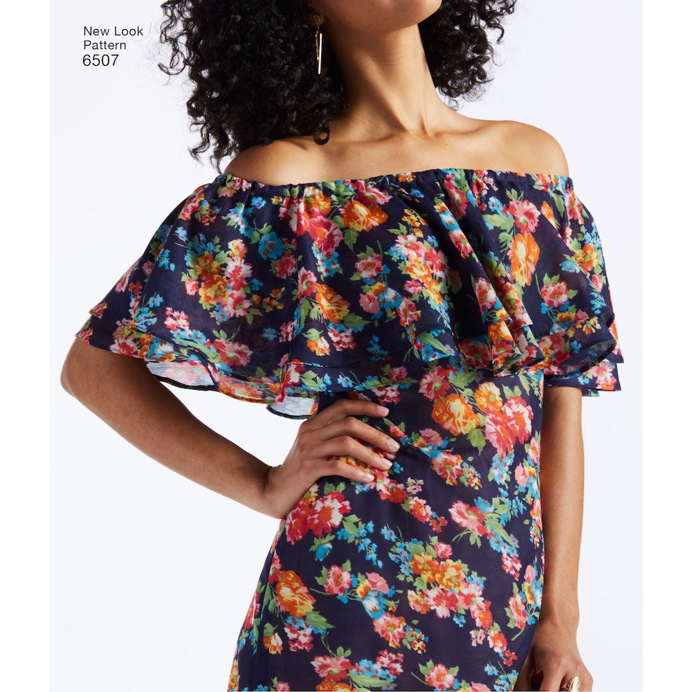 Newlook Pattern 6453 Misses' Easy Knit Tops
