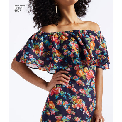 Newlook Pattern 6453 Misses' Easy Knit Tops
