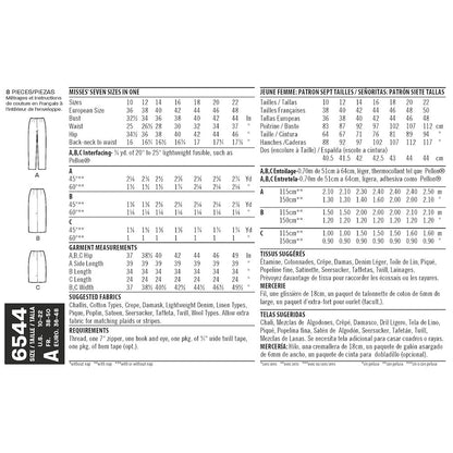 Newlook Pattern 6522 Child's and Girls' Dresses and Top