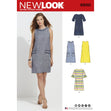 Newlook Pattern 6449 Misses' Easy Shirt Dress and Knit Dress