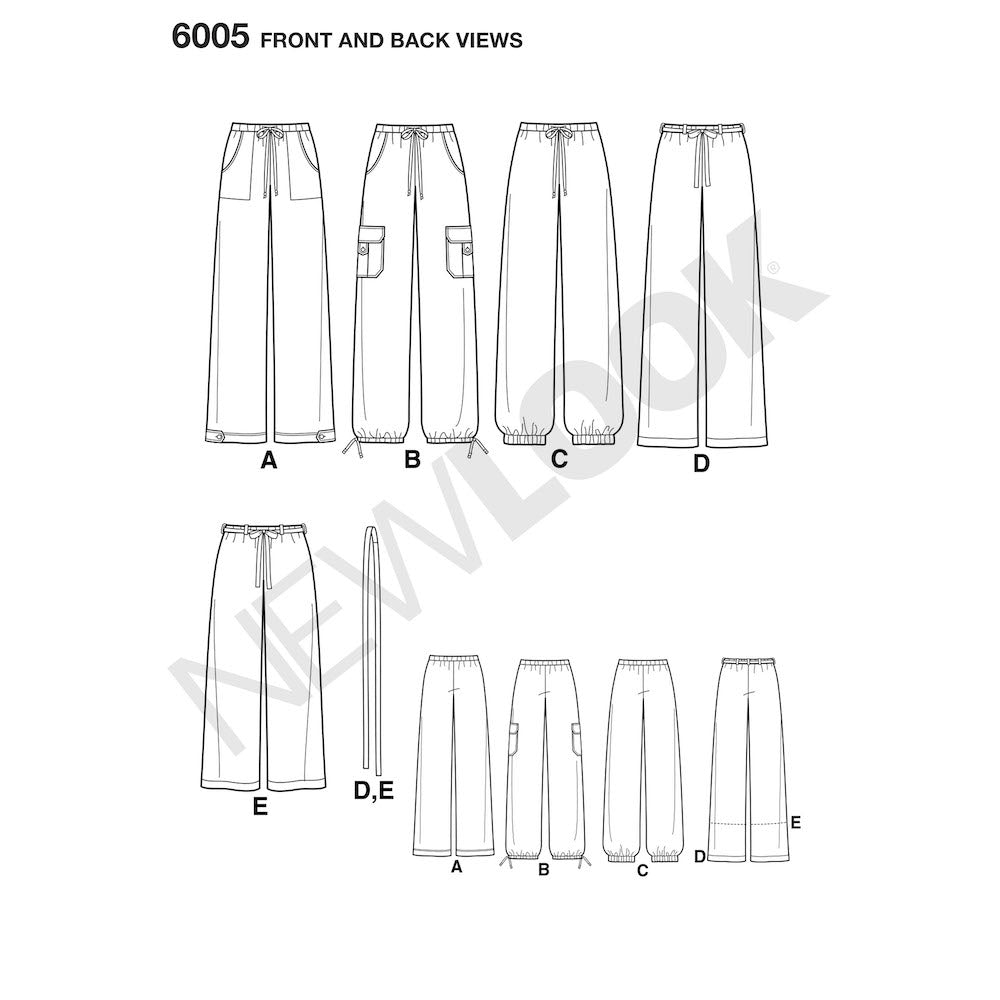 Newlook Pattern 6005 Misses' Pants